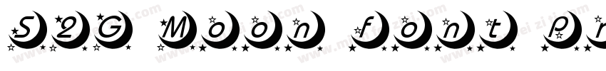 S2G Moon font pro字体转换
